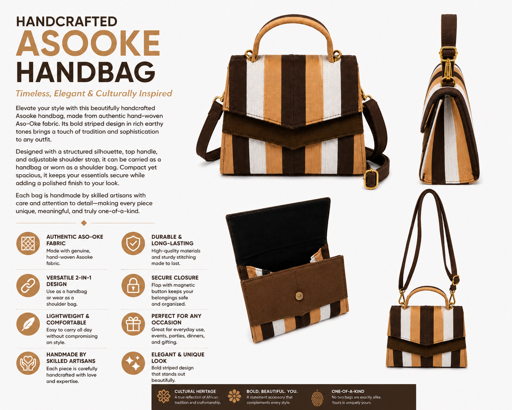 Handcrafted Aso-oke Handbag