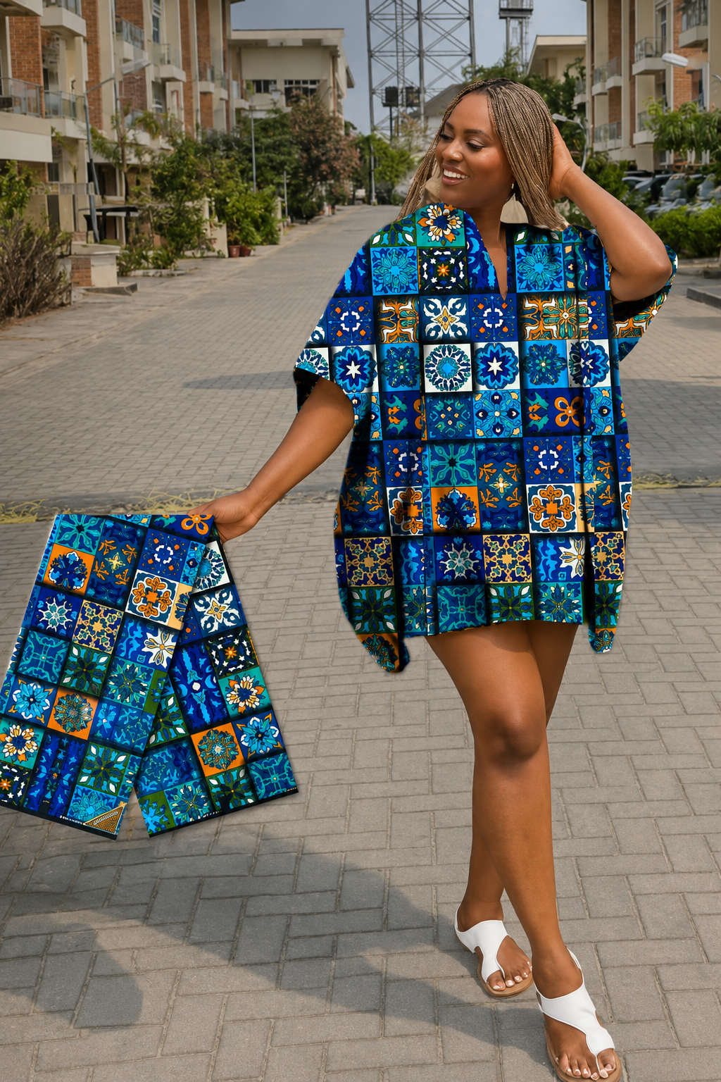 African Fabric by the yard, Ankara Fabric, Wax Print Material, 100% Cotton, African Clothing, Fabric for Sewing