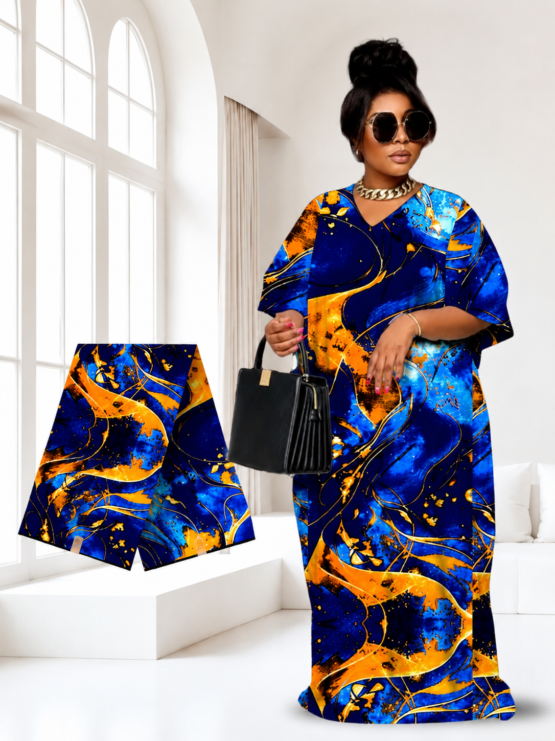 African Fabric by the yard, Ankara Fabric, Wax Print Material, 100% Cotton, African Clothing, Fabric for Sewing