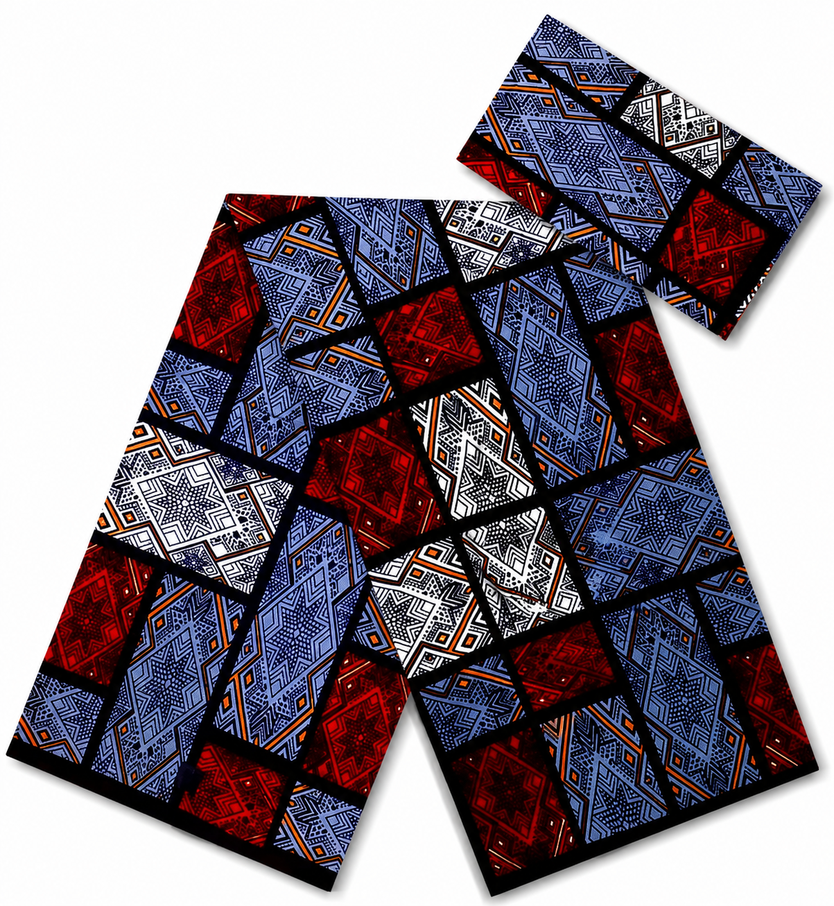 African Fabric by the yard, Ankara Fabric, Wax Print Material, 100% Cotton, African Clothing, Fabric for Sewing