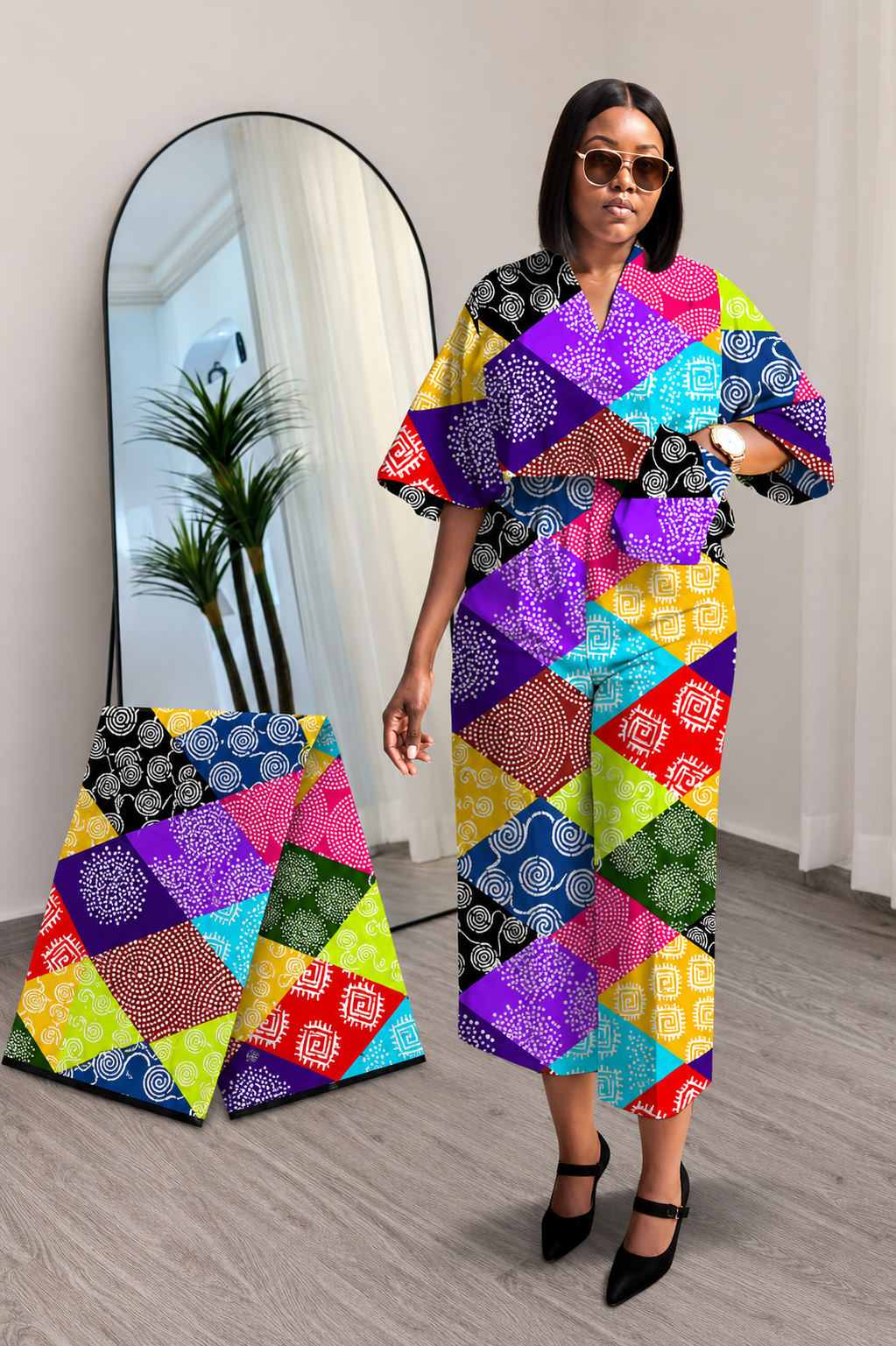100% Ankara fabric Wax Print
