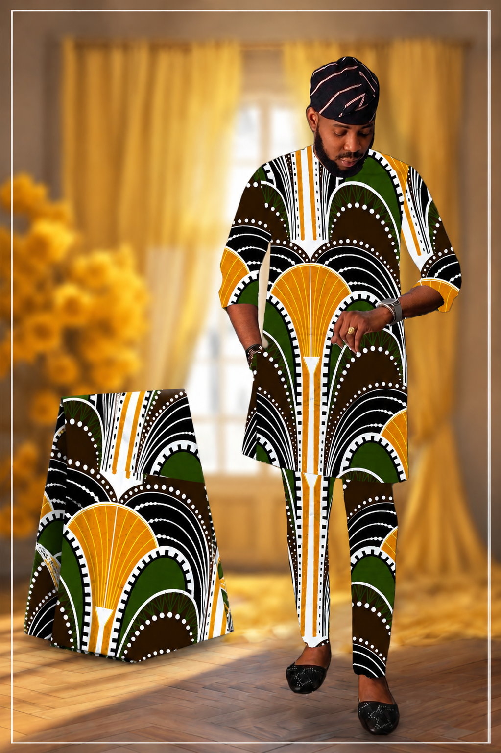 African Fabric by the yard, Ankara Fabric, Wax Print Material, 100% Cotton, African Clothing, Fabric for Sewing