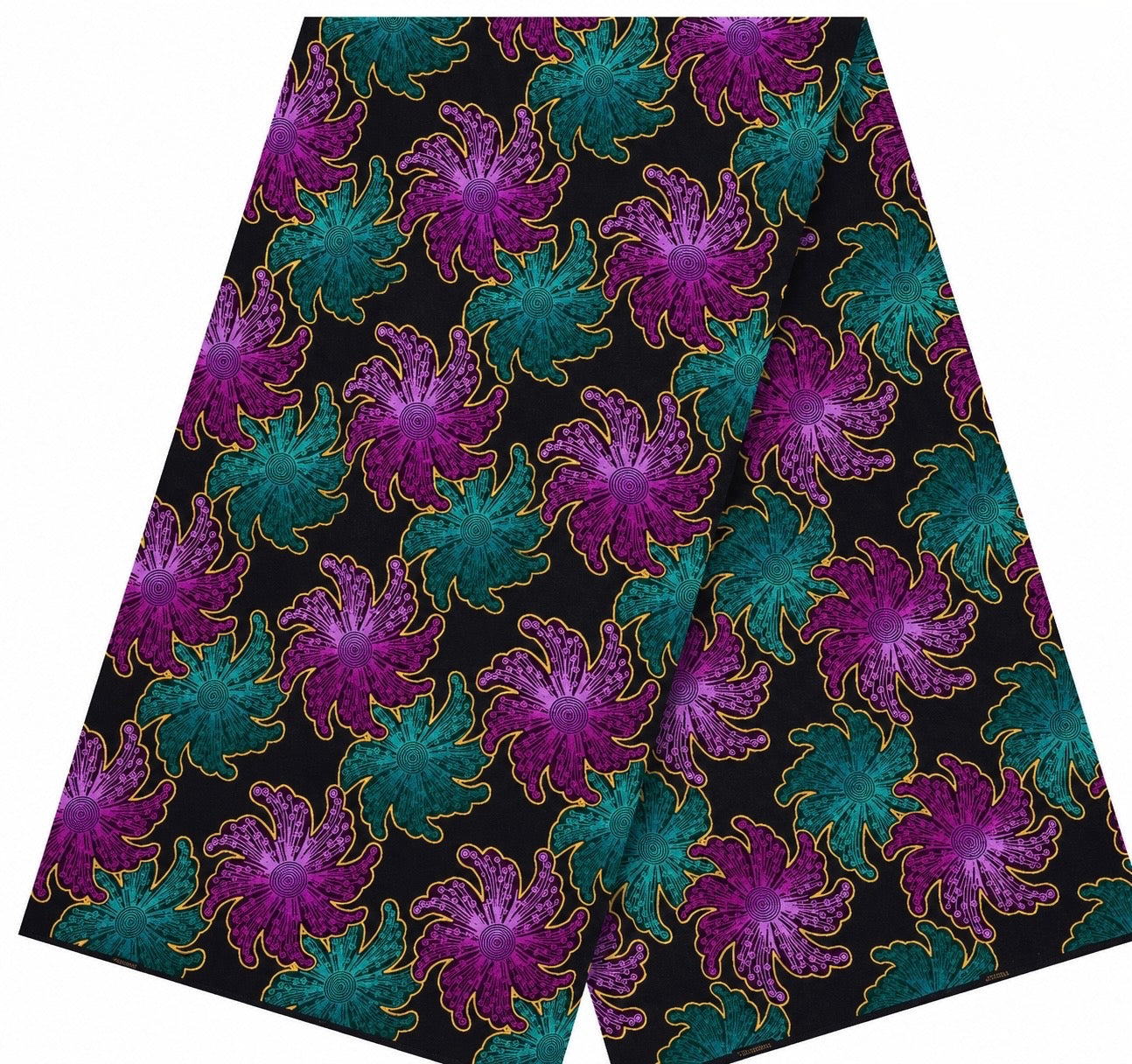 Africa Ankara Fabric 100% Cotton, Wax Print